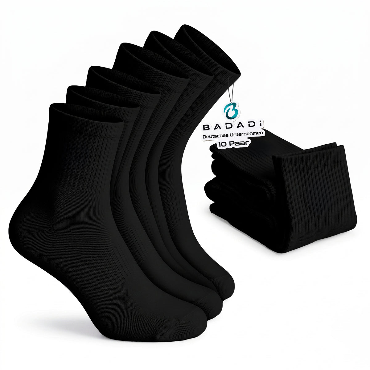 Socken Herren & Damen 10 Paar Gr. 39-46 - Business Crew Socken Baumwolle