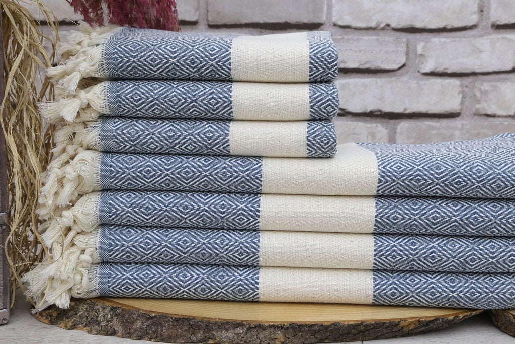 Premium Hamamtuch Diamond – Edles Saunatuch 100x180cm (Unisex)